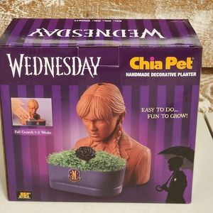 The adams family Wednesday chia pet planter new
